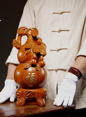 雕刻多子多福家居客厅工艺礼品