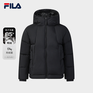 保暖舒适连帽外套F11M543910F 羽绒服2025冬季 FILA 斐乐官方男士