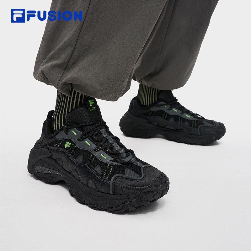 山脉鞋2加绒版丨FILA FUSION斐乐潮牌女鞋登山鞋T12W541516F