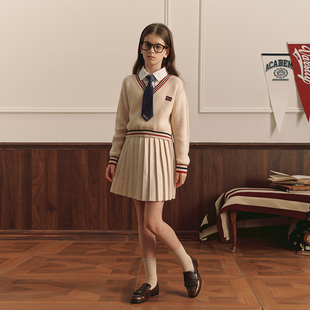 eland kids衣恋童装女童针织衫EKKAE4T26B