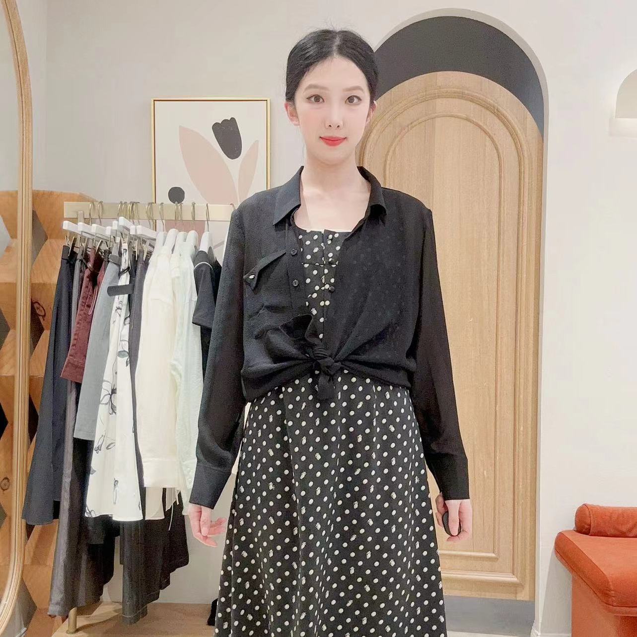 伊芙丽女士休闲时尚衬衫单服装1G4220171Q