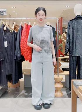 江南布衣女士简约时尚裤5P3E11290