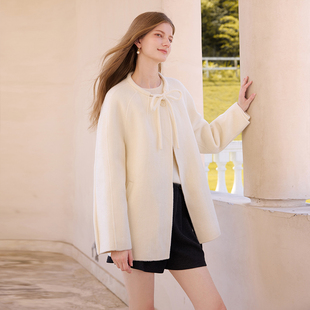 香影大衣女中长款外套