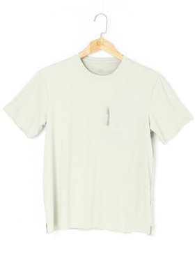 CAT男士休闲简约短袖T恤嫩绿色CO1TSW27221