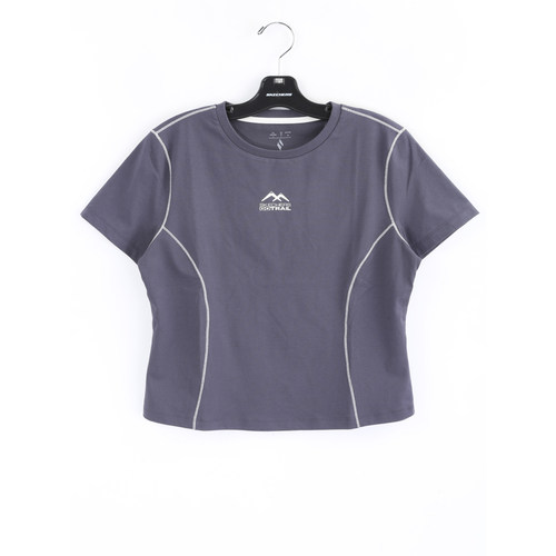 Skechers斯凯奇女子舒适休闲短袖运动T恤衫 P325W004-0403