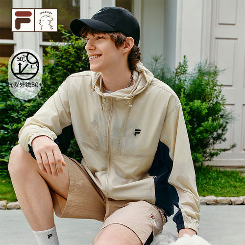 FILA FUSION｜moonge 斐乐防晒外套男2026秋官方男装T11M638701F