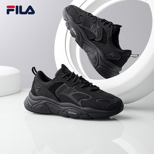 火星2代|FILA斐乐老爹鞋跑步鞋男士鞋子黑色男鞋F52W522187B