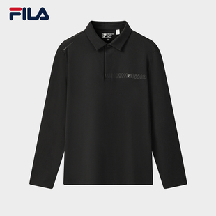 2025冬季 POLO衫 上衣F11M543218A 斐乐官方男子针织长袖 FILA