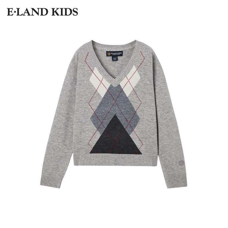 eland kids童装女童针织衫 毛衣