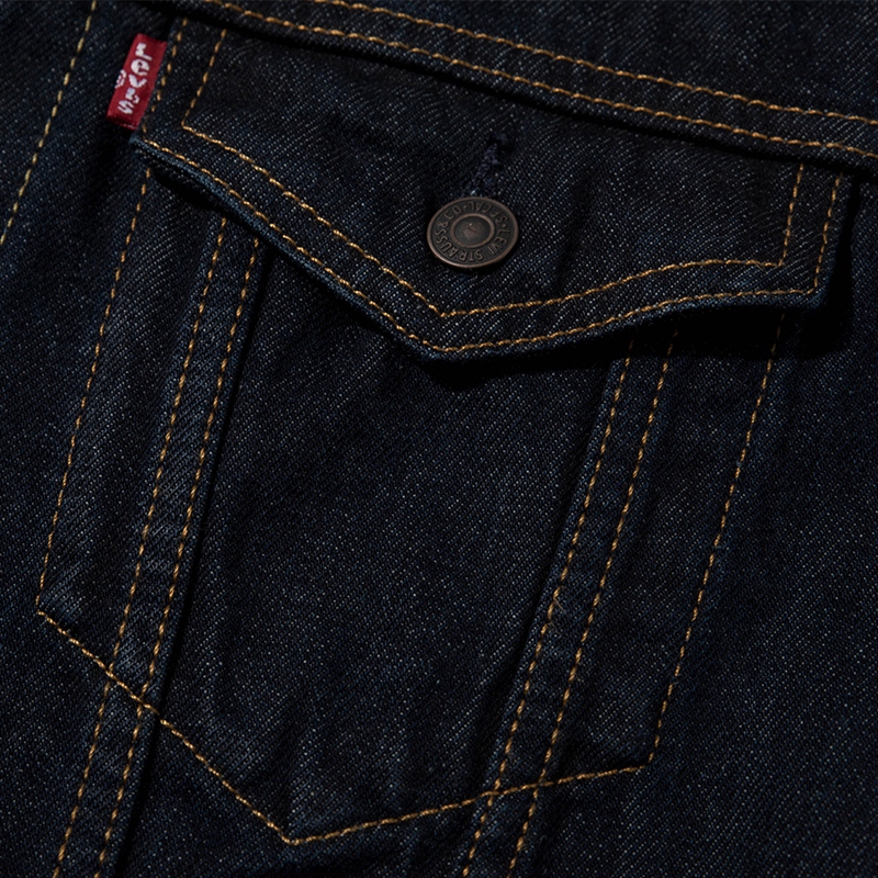 Levi's李维斯2023春季男士翻领牛仔夹克时尚外套72334-0134