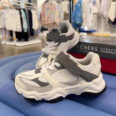 斯凯奇男女童时尚休闲复古老爹鞋405346L-WGY