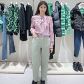 牛仔裤 玖姿 女士简约时尚 JZEC12102