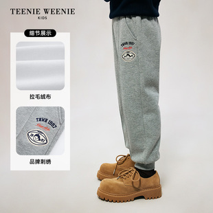 TeenieWeenie 24秋冬男童索罗娜加绒长TKTM244T02K Kids小熊童装