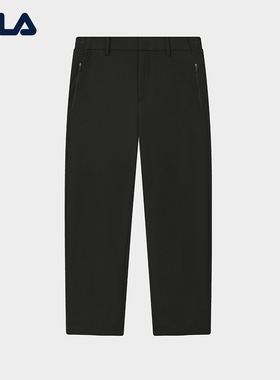 王阳同款FILA斐乐官方男士针织2025冬季新加绒休闲裤F11M542604F