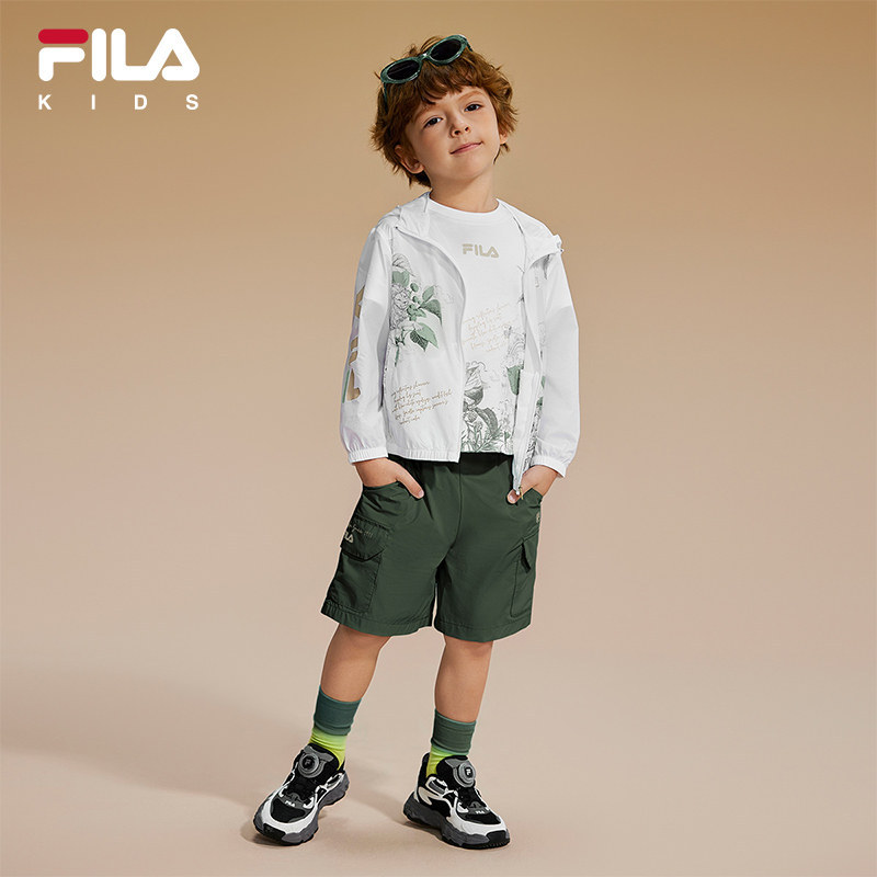 【抗紫外线】FILA 斐乐儿童2026年夏男童小童防晒服K11B622702