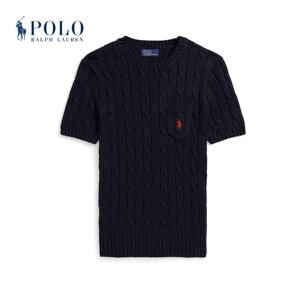 Ralph Lauren/拉夫劳伦女装 经典款棉短袖针织衫WMPOSWENC021585