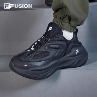 FILA FUSION斐乐潮牌男鞋BUZZARD未来潮鞋2024老爹鞋T12M441119B