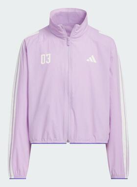 Adidas kids阿迪达斯女童JG BTS WV JKT运动健身夹克外套KC2546