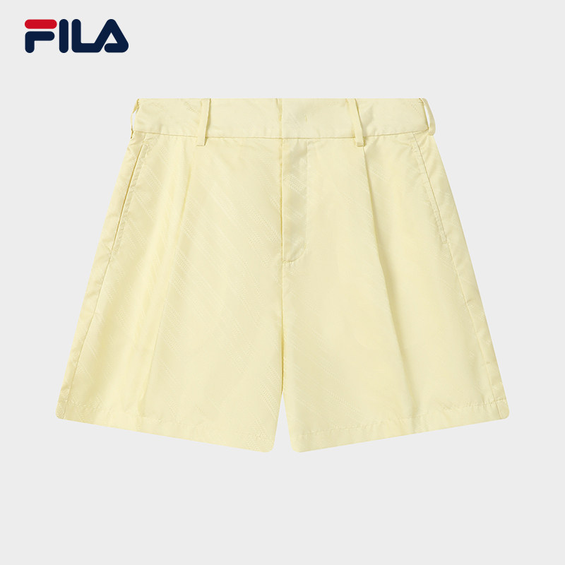 FILA 斐乐官方女士梭织短裤2026夏季新款宽松裤三分裤F11W625810F