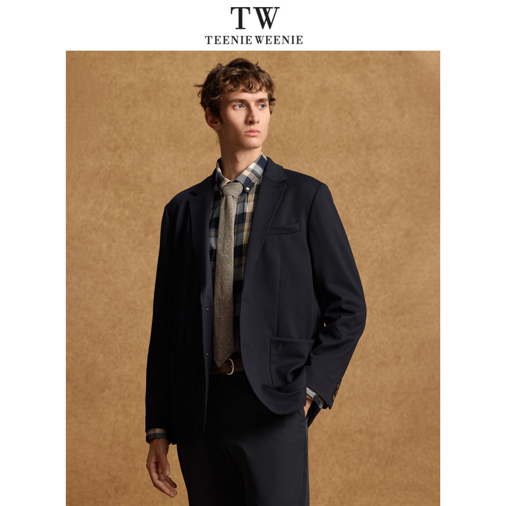 TeenieWeenie2024秋商休学院风两粒扣西装TNJK2449B6D,男装,休闲西服,淘宝优惠券,粉丝福利购,淘宝优惠卷