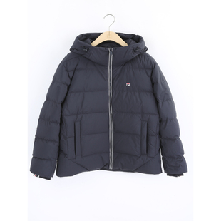 新款 保暖鸭绒羽绒服2025冬季 休闲外套F11M548906F 斐乐男士 FILA