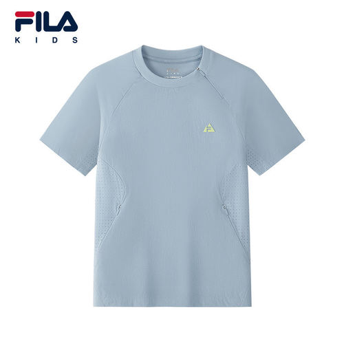 FILA 斐乐儿童童装短袖T恤2026秋季新款男童中大童K12B633115
