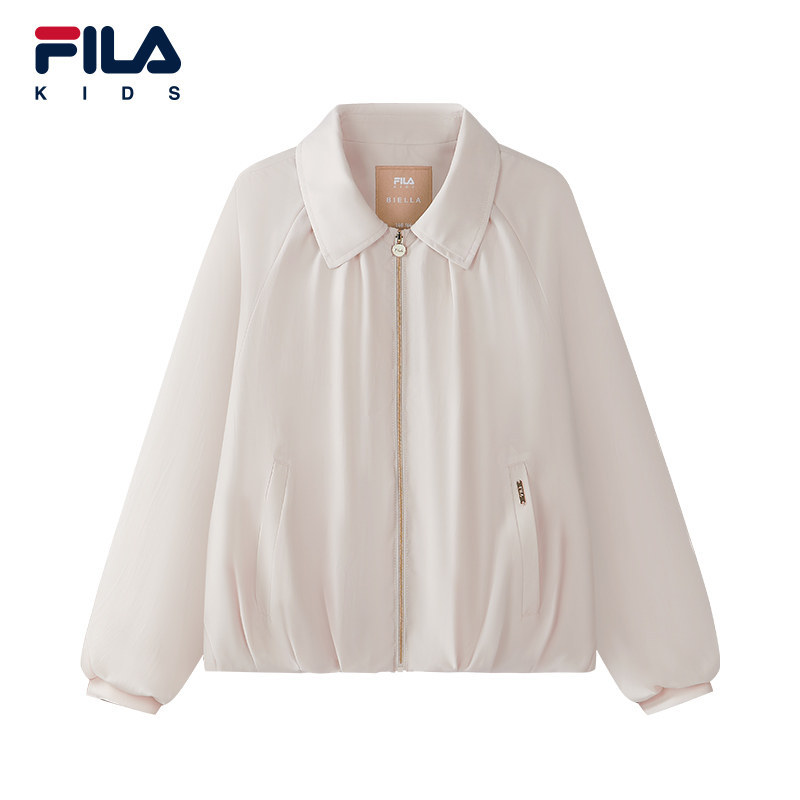 FILA KIDS 斐乐童装女大童外套2026秋季新款儿童上衣K12G632709