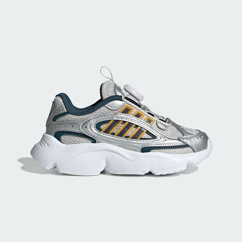 Adidas kids阿迪达斯男童轻盈旋转按钮运动老爹鞋JR8366
