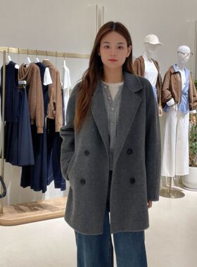 伊芙丽女士简约时尚外套大衣1GA270251