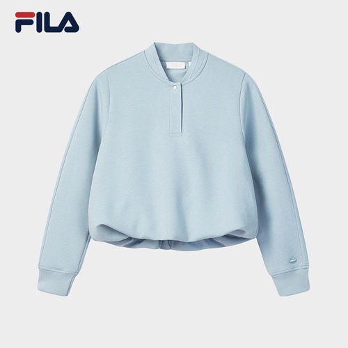 FILA 斐乐官方女子套头卫衣2026新春花苞下摆针织上衣F11W615213F