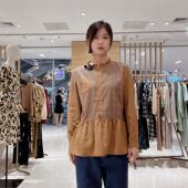 FEIZI菲姿女士时尚 休闲衬衫 F3F530