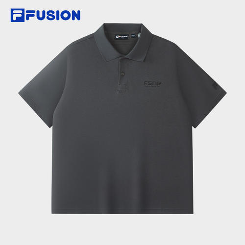 FILA FUSION 斐乐男针织短袖POLO衫26秋新款百搭上衣T11M635108F