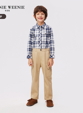 TeenieWeenie Kids小熊童装24春季男童休闲长裤TKTC241201B
