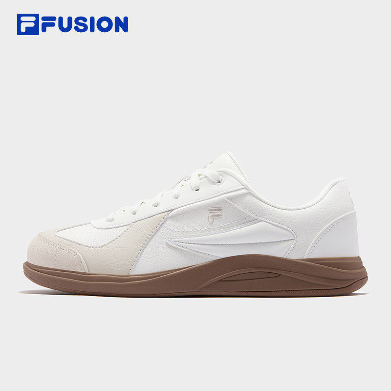 FILA FUSION斐乐潮牌男鞋复古薄底板鞋2026春季小白鞋T12M612952F