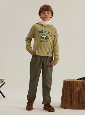 eland kids童装男女童复古休闲卫衣EKMHE3811A