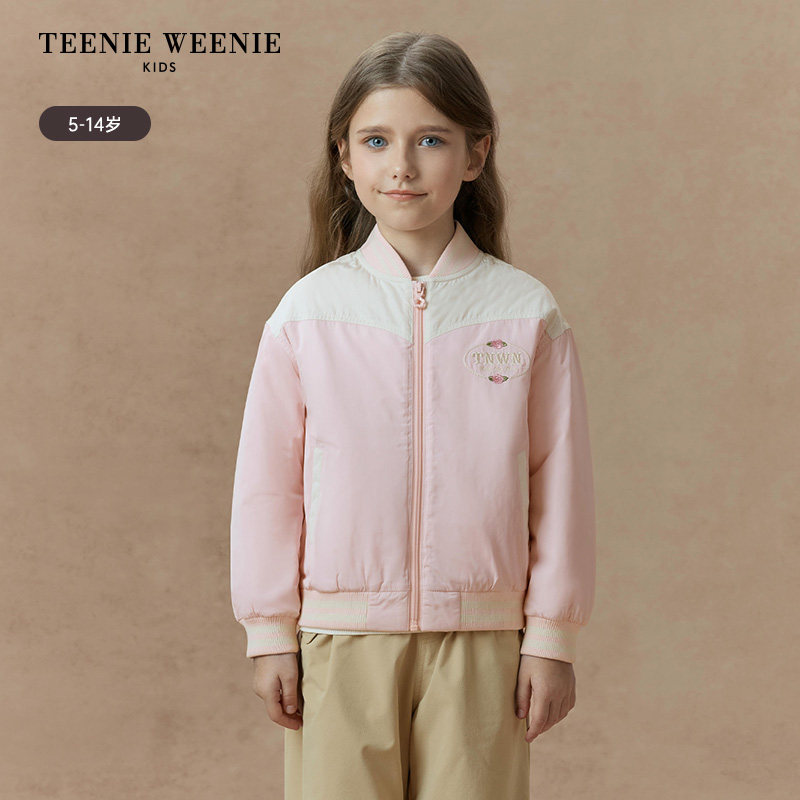 TeenieWeenie Kids小熊童装 女童 棒球领棉服