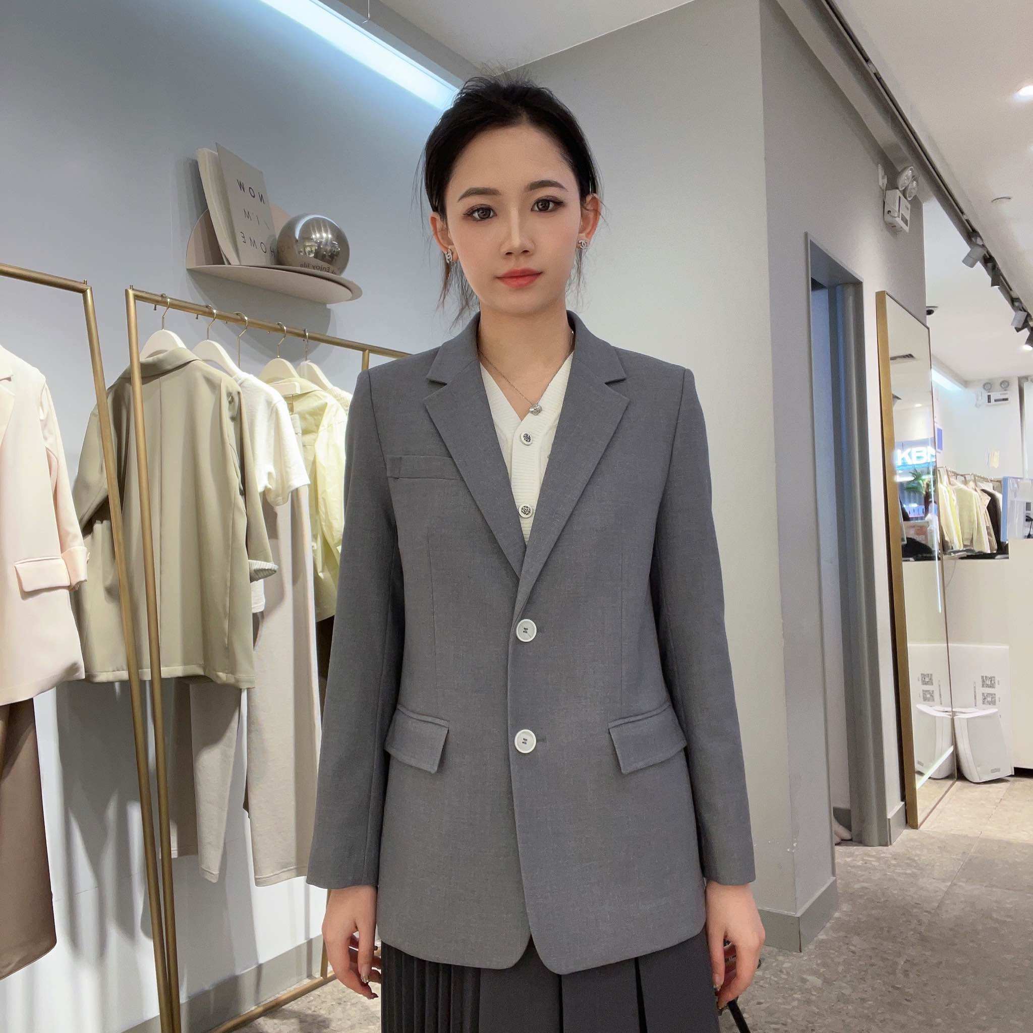 SEIFINI/诗凡黎女士时尚简约西服西装上衣3F2110043