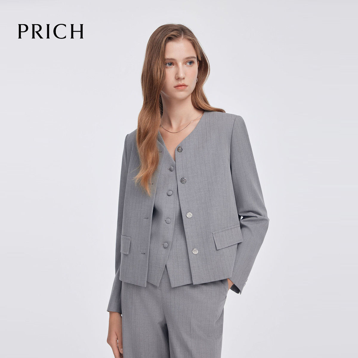 PRICH时尚 西装 通勤外套女PRJKF1231M