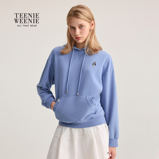 TeenieWeenie小熊女装卫衣宽松舒适多色休闲连帽上衣TTMW254902E