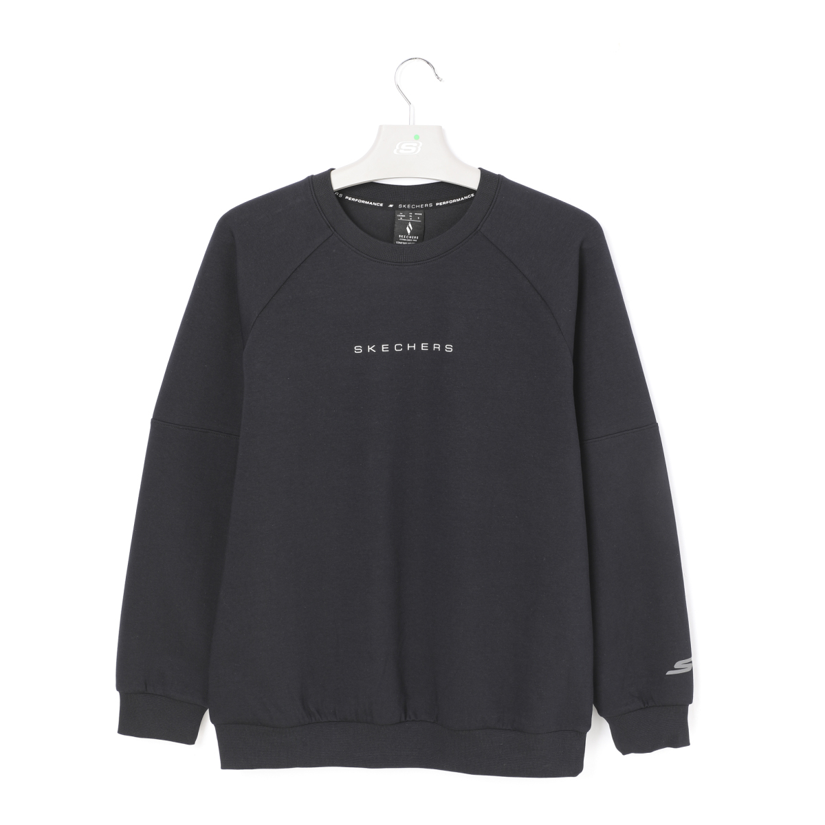 斯凯奇男士简约休闲针织套头卫衣P425M010-0018