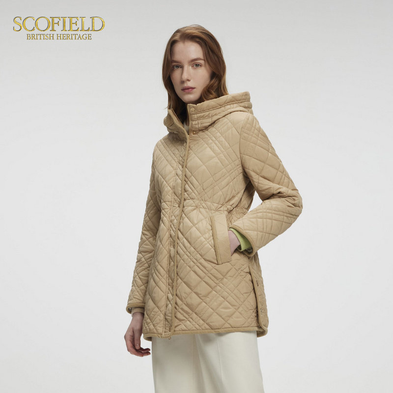 Scofield女装连帽 棉服外套