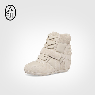 ASH女鞋秋冬欣款BOWFFY高帮坡跟单鞋女曾高运动鞋AQ140K40001