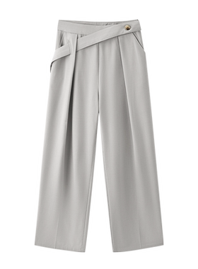 TKY SHOP女士不规则腰带休闲裤10G1GD03Z137