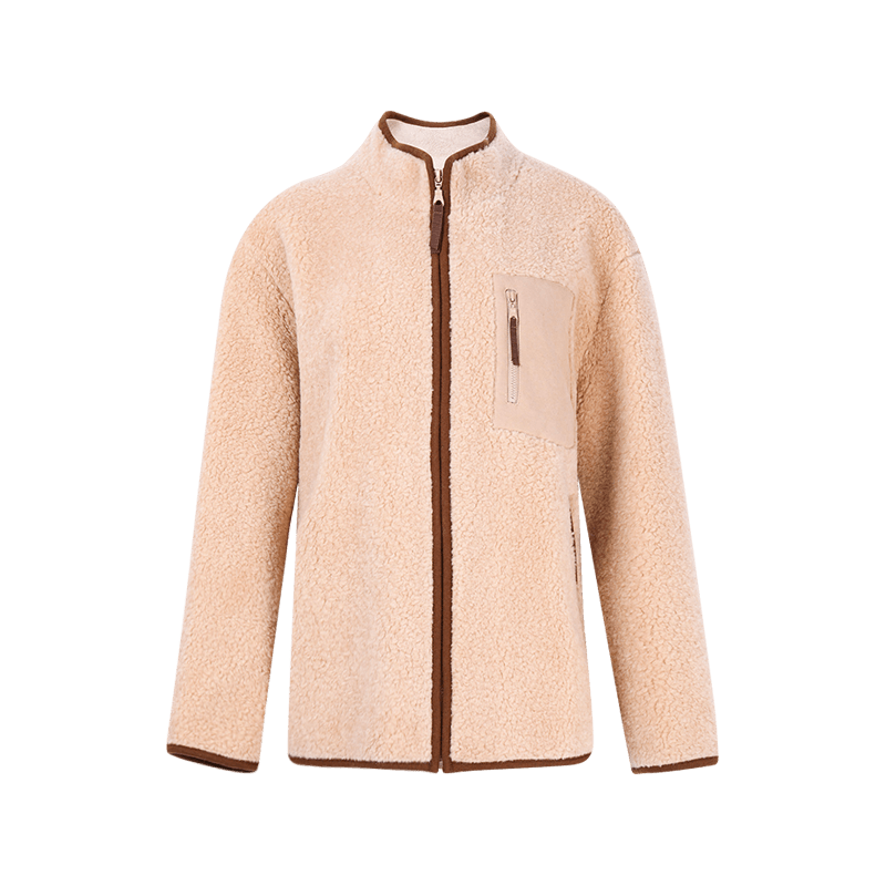 FEIZI/菲姿女士时尚保暖舒适毛呢外套1W7K3