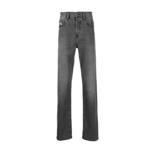 DIESEL/迪赛男士牛仔裤背面Logo刺绣水洗直筒A05156-09D49