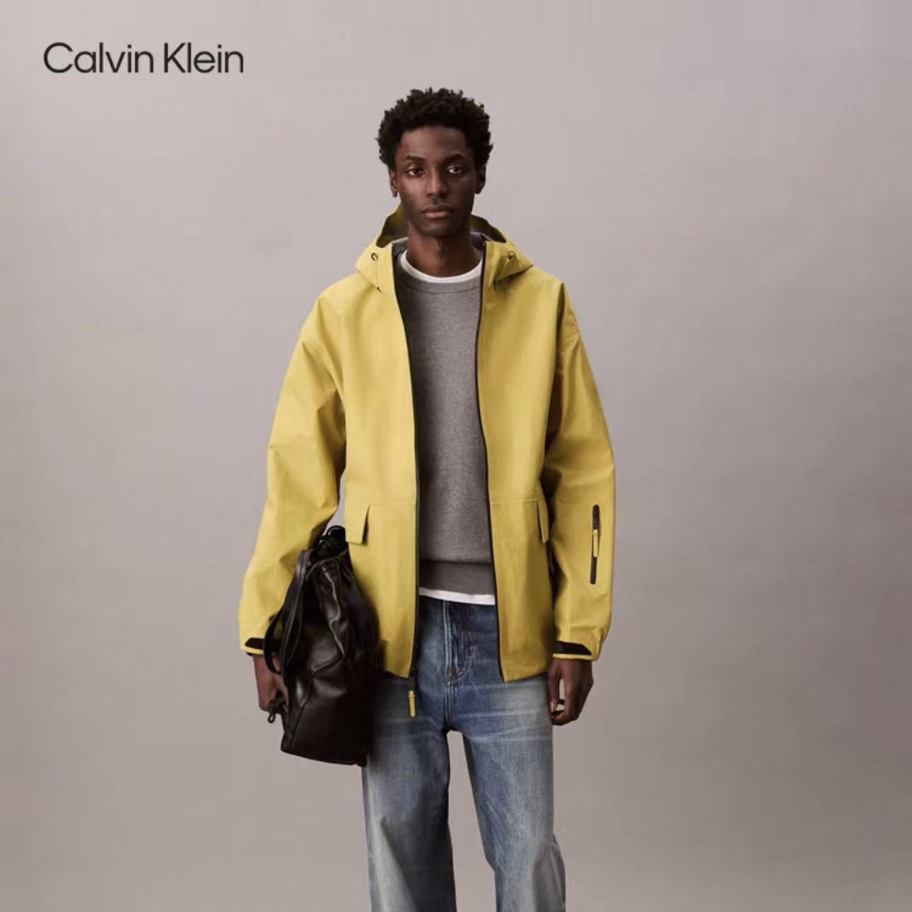 CK Jeans25早秋新男士美式户外休闲运动连帽宽松外套4RC509G