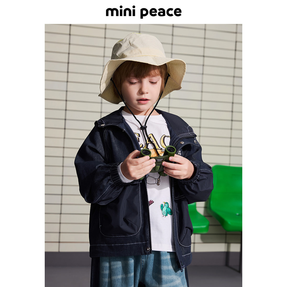 minipeace太平鸟童装男童时尚外套