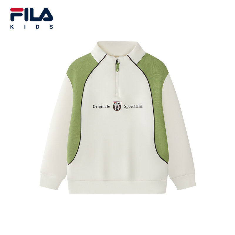 FILA KIDS斐乐童装男小童卫衣2026秋季新款儿童上衣K11B631206