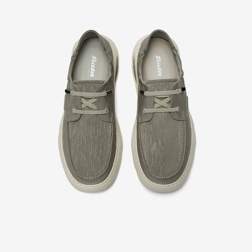 Bata/拔佳2025夏季厚底一脚蹬男单鞋08A34