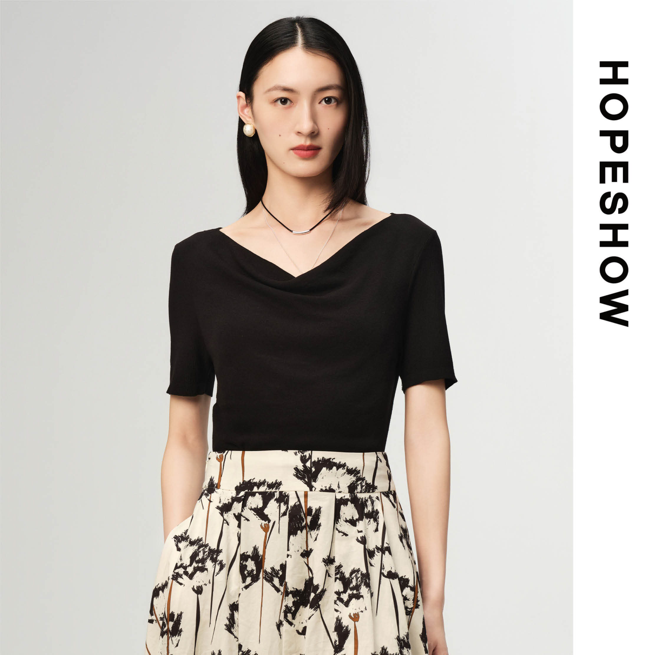 HOPESHOW红袖针织衫89226260121